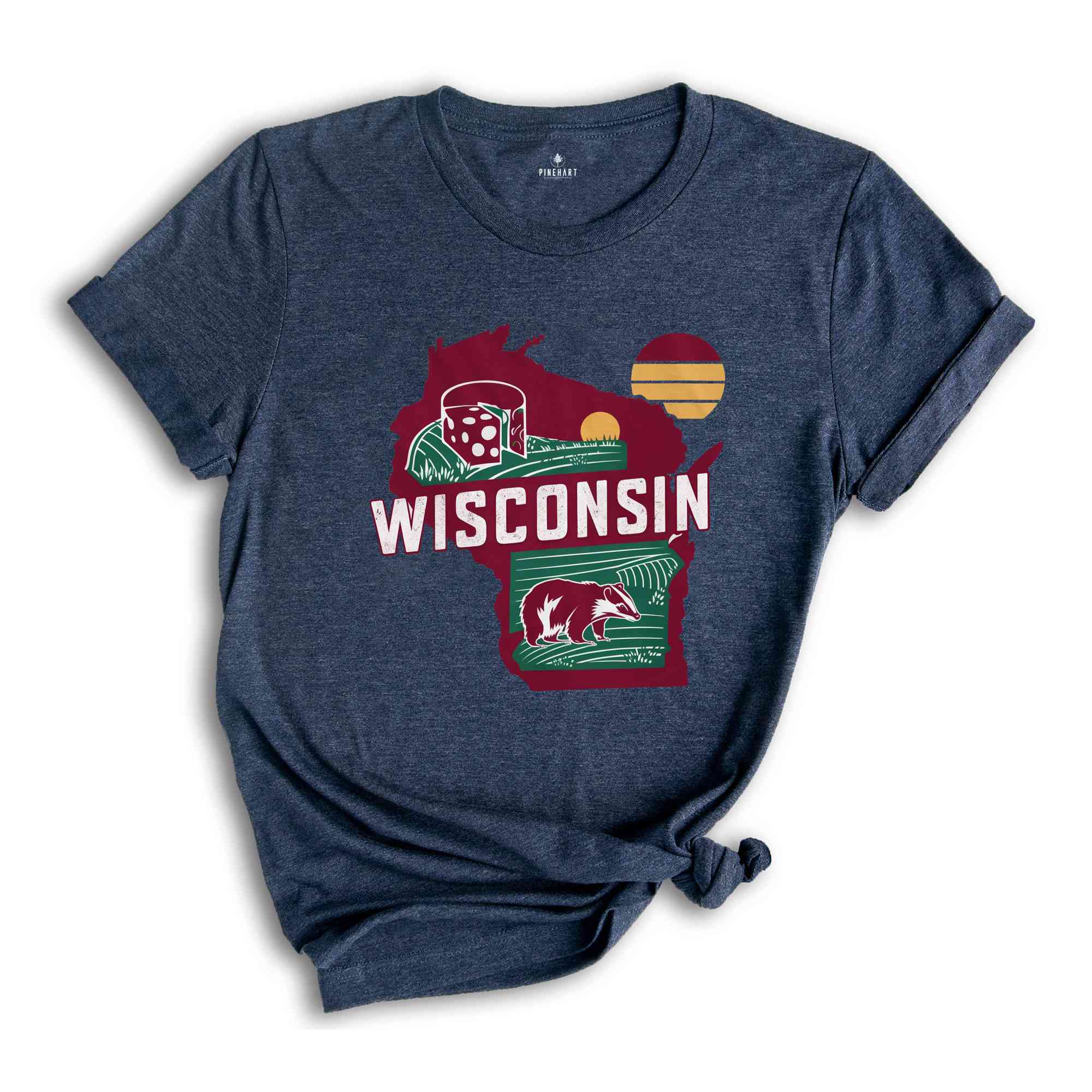 Retro State Of Wisconsin Shirt, State Of Wisconsin Shirt, State Shirt, Wisconsin Shirt, Wisconsin Lover Shirt, Family Trip Shirt, Travel Tee