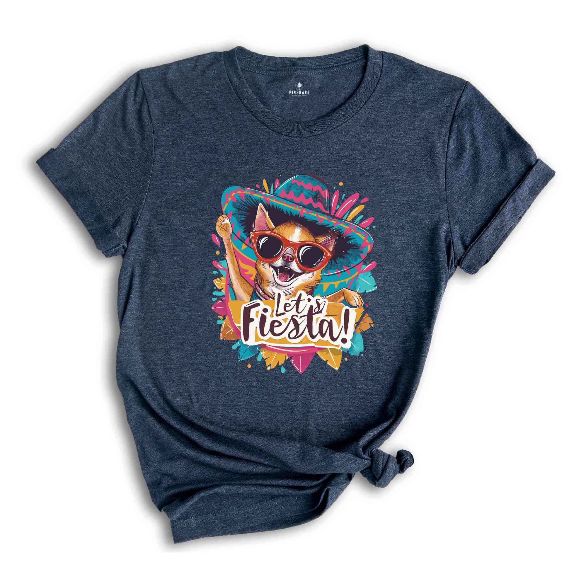 Let's Fiesta Chihuahua Shirt, Funny Animal Shirt, Dog Lover Shirt, Mexican Party Shirt, Cinco De Mayo Shirt, Mexican Fiesta Shirt