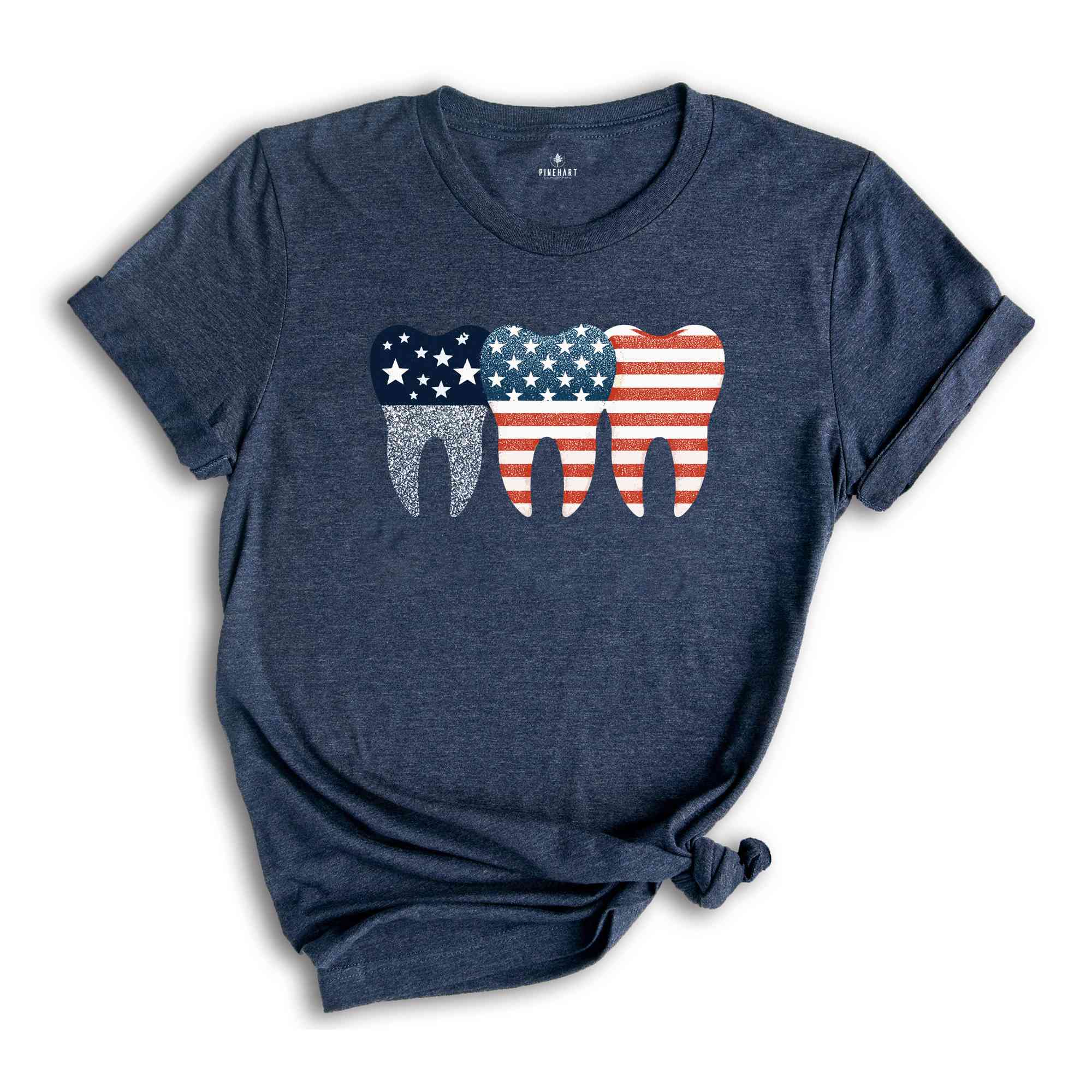 4th of July Dental Shirt, American Dentist Tee, Gift For Dentist, Independence Day Celebration Shirt, Dental Squad Tee