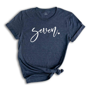 Seven Birthday Shirt Girl, 7 Year Old Birthday Gift, Seven Birthday Gift, Birthday Party Shirt, Seven Year Old Birthday Shirt, Bday Tie Dye