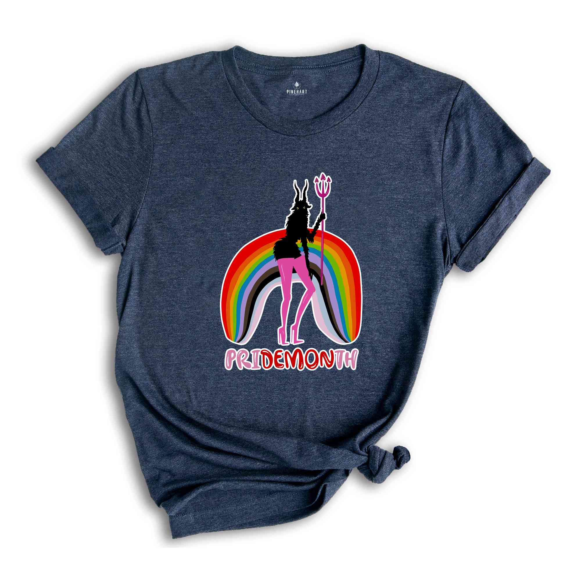 Pridemonth Shirt, Demon Shirt, LGBT Shirt, Pride Month Shirt, Rainbow Pride Shirt, Love Is Love Shirt