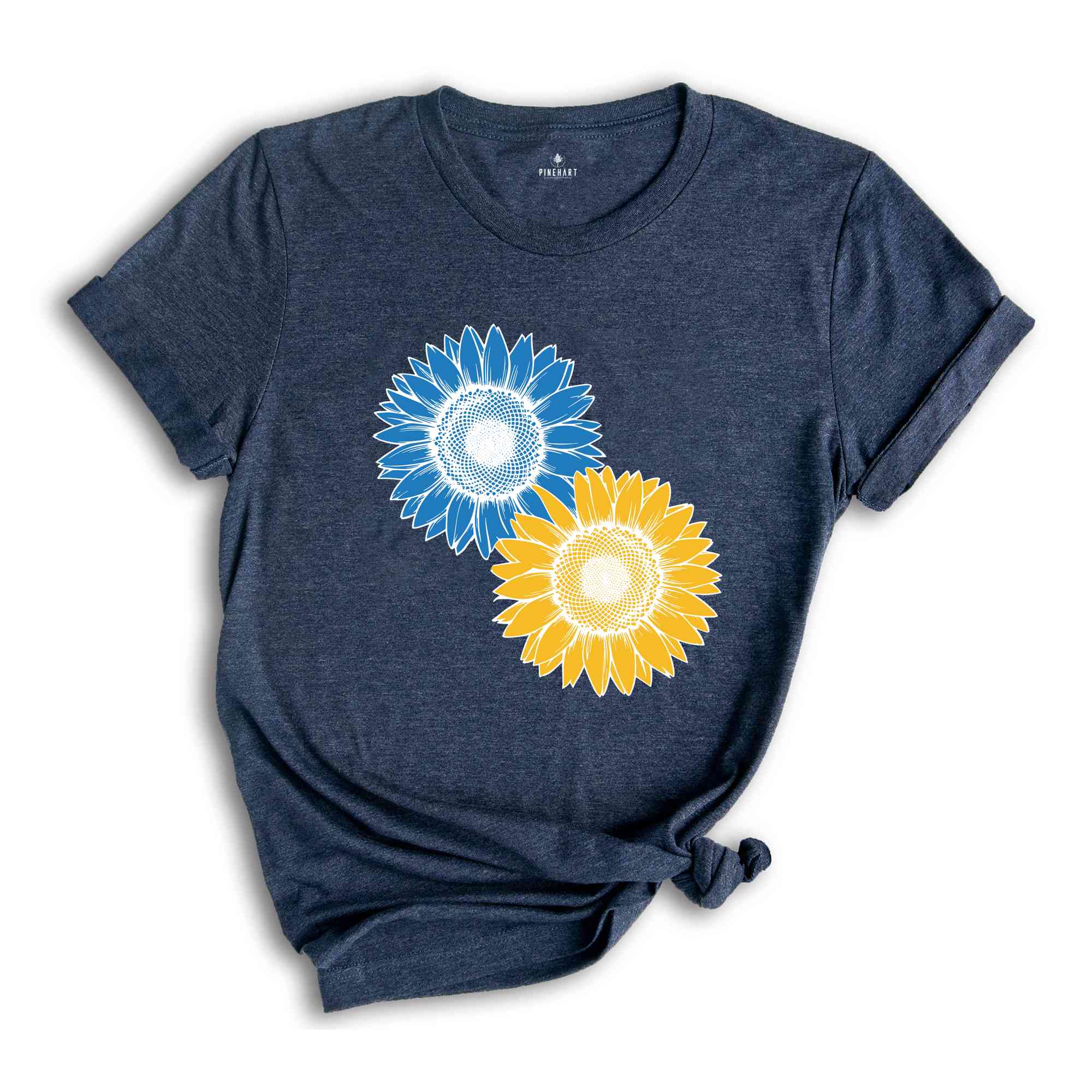 Sunflower Ukraine, Proud Ukrainian T-Shirt, Pray for Ukraine Tee, No War Ukraine, Ukraine Military Shirt