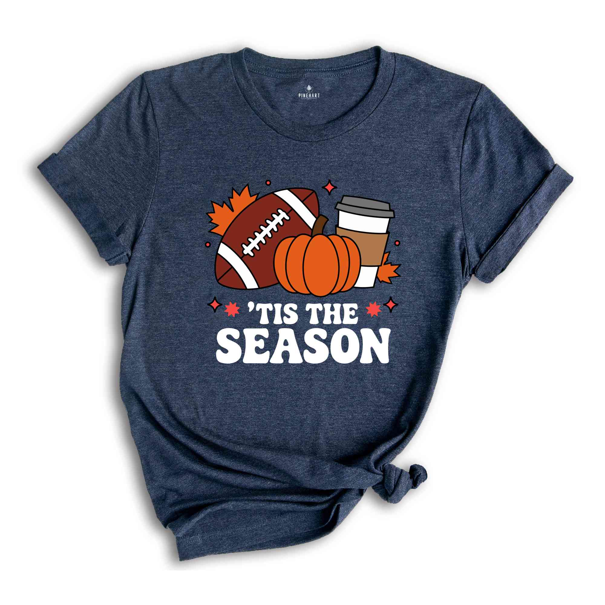 Tis The Season Shirt, Thanksgiving Pumpkin Shirt, Fall Shirts, Fall Gifts, Gameday Fall Shirt, Fall Vibes Shirt, Autumn Shirt