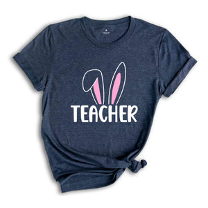 Teacher Shirt, Teacher Easter Shirt, Bunny Ears Shirt, Trendy Peeps Shirt, Bunny Shirt, Cute Teacher Shirt