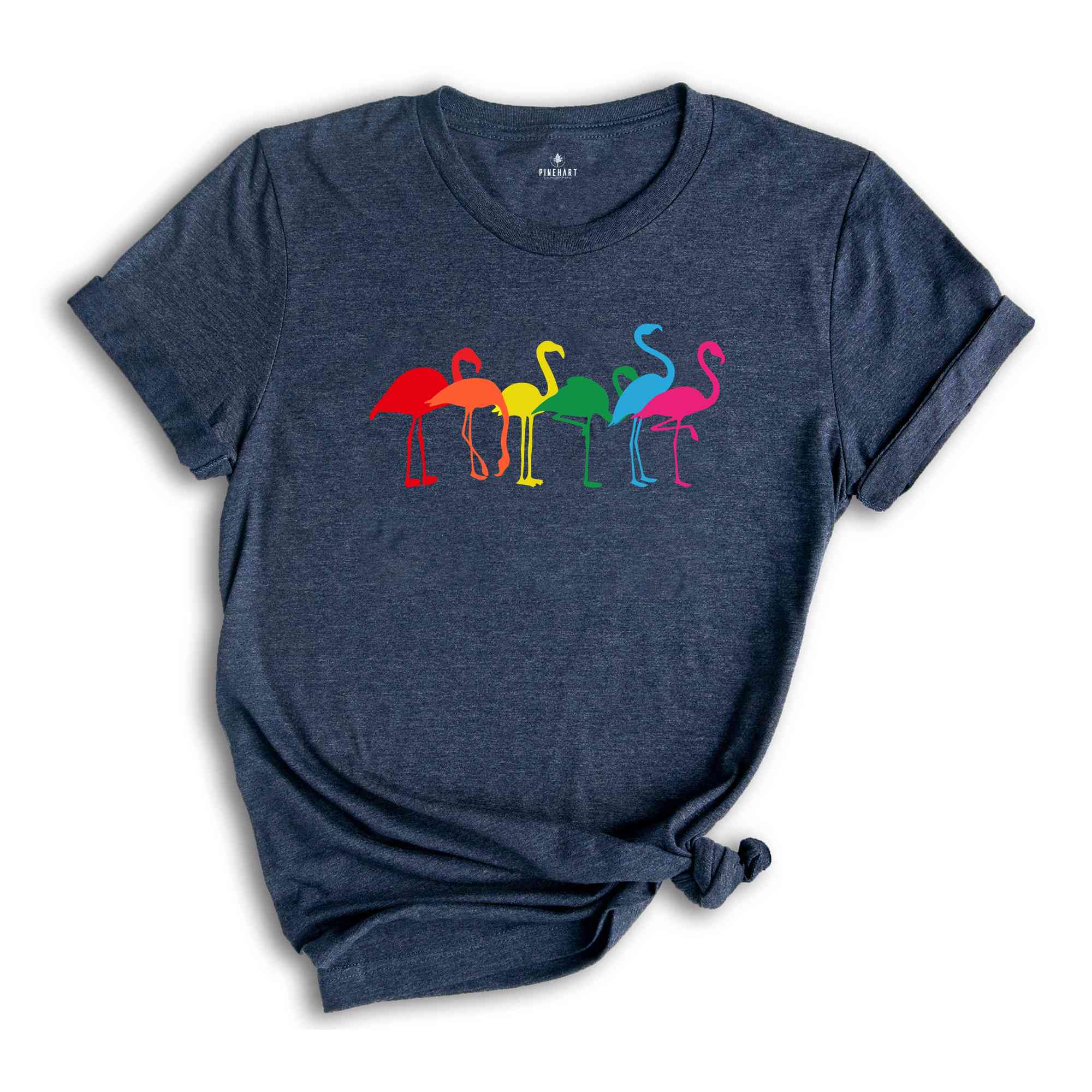 Cute Flamingo Rainbow Shirt, Cute Anime Rainbow Gift, Gay Pride LGBTQ Shirt, Lesbian Gift, Funny LGBT Shirt