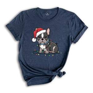 French Bulldog Christmas Shirt, Dog Mom Shirts, Holiday Party Shirt, Dog Owner Shirt, Christmas Dog Gifts, Dog Dad Shirt