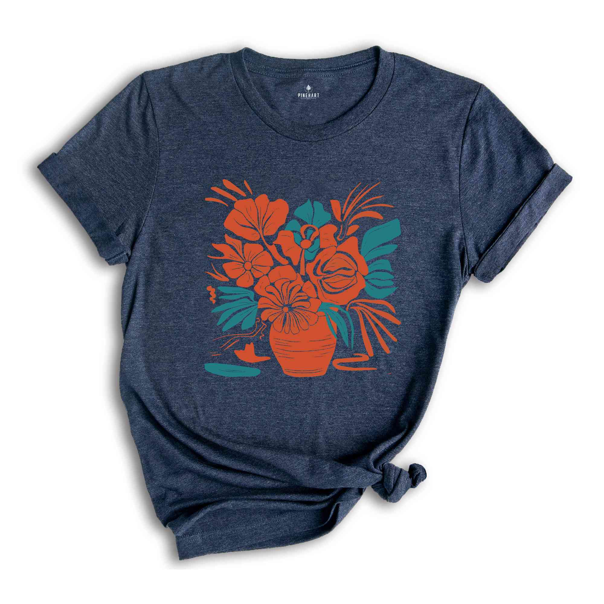 Boho Flowers Tee, Abstract Flowers, Boho Flowers, Abstract Daisies Tee, Floral Tshirt, Flower Lovers Tee