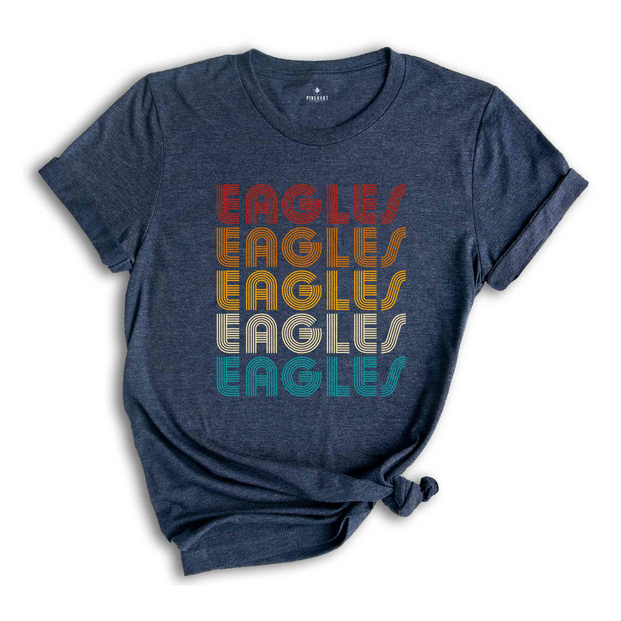 Retro Custom Shirts, Retro Custom Gifts, Eagles Team Shirt, Eagles Football Shirt, Eagles Fan Gift, Eagles School Tee, Eagle Mascot Shirt