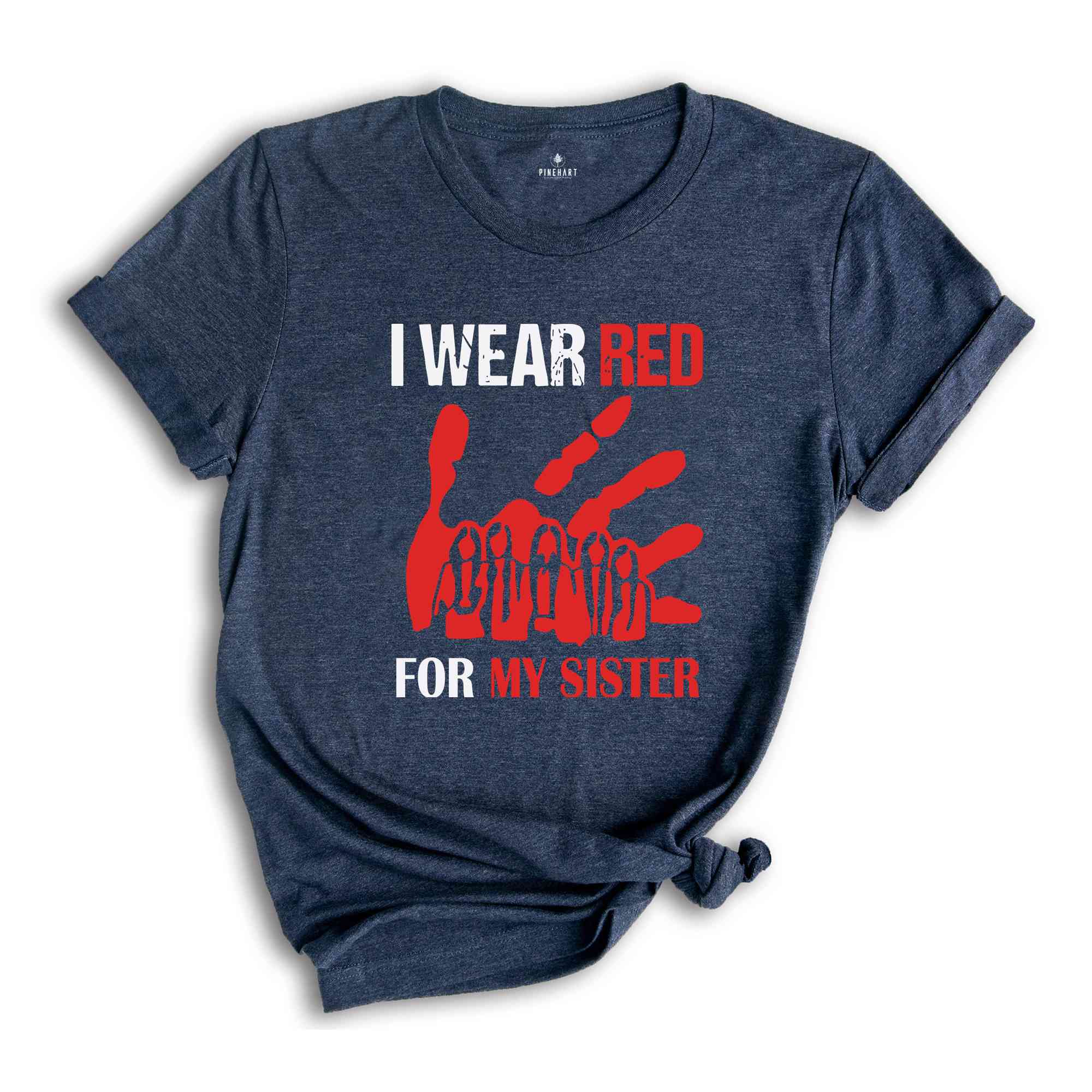 I Wear Red for My Sisters Shirt, Stolen Sisters Shirt, Murdered Women Shirt, Missing Women Shirt, American Native Shirt