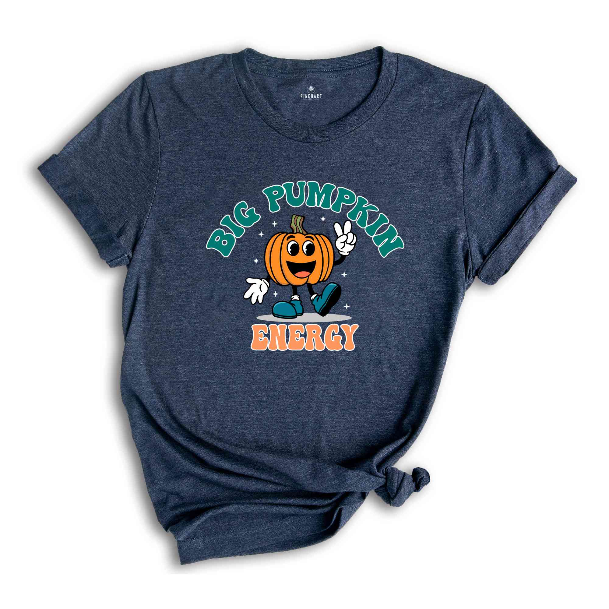 Big Pumpkin Energy Mens Shirt, Pumpkin Shirt, Halloween T-Shirt, Funny Halloween Shirt, Halloween Costume Tee