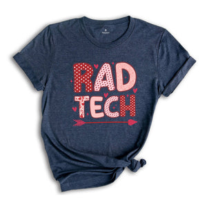 RAD Tech Valentine's Day Shirt,Radiology Department V-day Hearts Work Tshirt,Xray Tech Gifts,RAD Tech Gift,Radiology Tech Group Tees