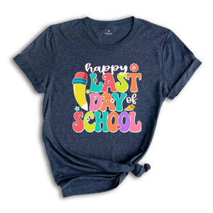 Happy Last Day Of School Shirt, Teacher T-shirt, School Shirt, Last Day Shirt, Retro End Of School Shirt