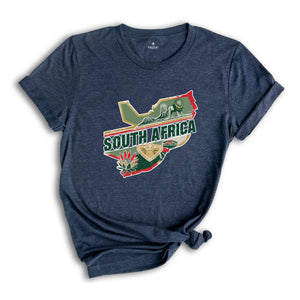 Retro South Africa Shirt, South Africa Travel Shirt, Country Travel Shirt, Shirt For Traveler, Travel Lover Gift, Travel Tee, Trip Shirt