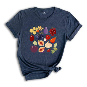 Vintage Fruit Shirt, Figs Shirt, Botanical Fruit Shirt, Vegan Shirt, Foodie Shirt, Cute Plant Shirt, Fruit Lover Shirt