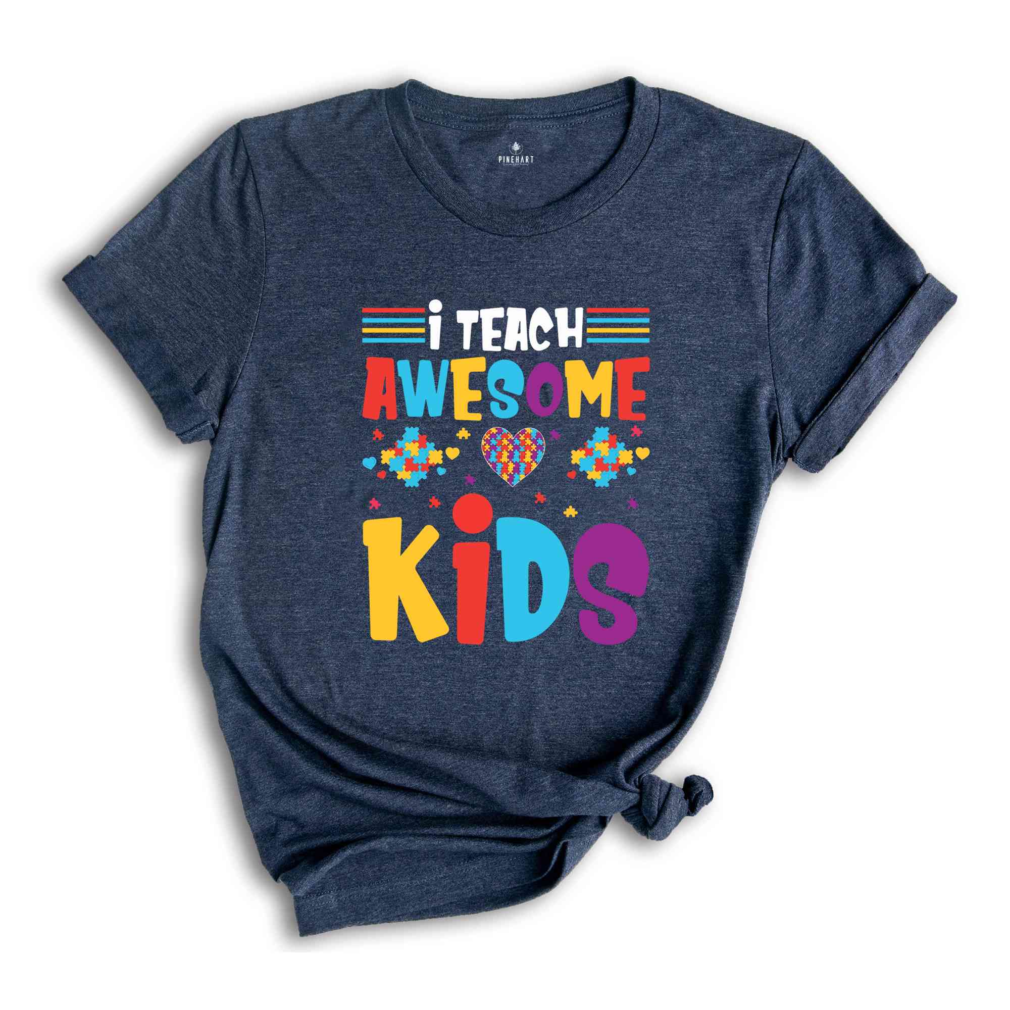 I Teach Awesome Kids T-shirt, Autism Teacher T-shirt, Teacher's Day T-shirt, Teacher Appreciation T-shirt