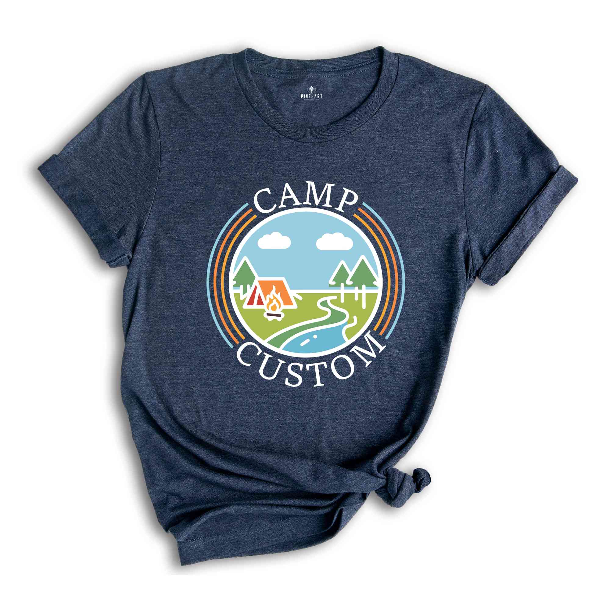 Custom Camp T-Shirt, Custom T-shirt, Custom Shirt, Custom Camp Shirt, Camp Crew Shirt, Camp Custom Shirt, Camping Family Shirt