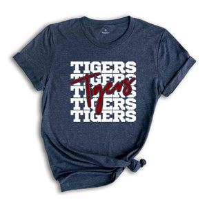 Team Mascot Shirt, Tigers Team Shirt, Tigers Football Shirt, Tigers Fan Shirt, Tigers School Tee, Tigers School Spirit, Tigers Mom Shirt