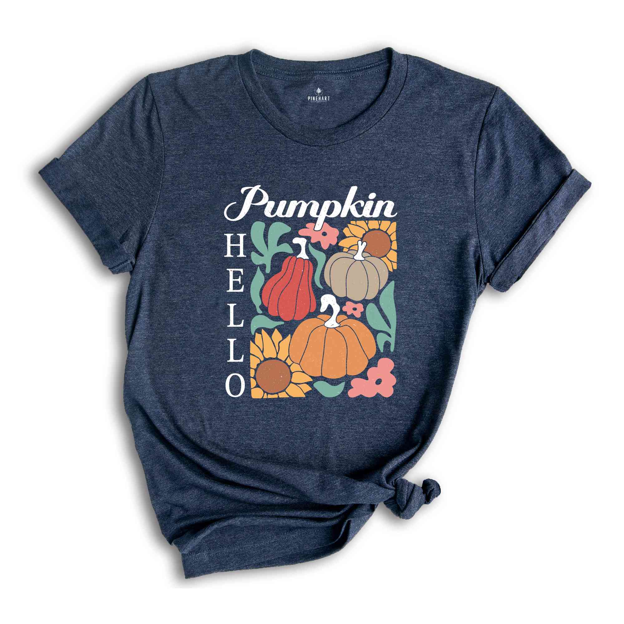 Hello Pumpkin Shirt, Autumn Shirt, Pumpkin Spice Shirt, Cozy Season Shirt, It's Fall Y'all, Pumpkin Season Shirt, Boho Fall Shirt