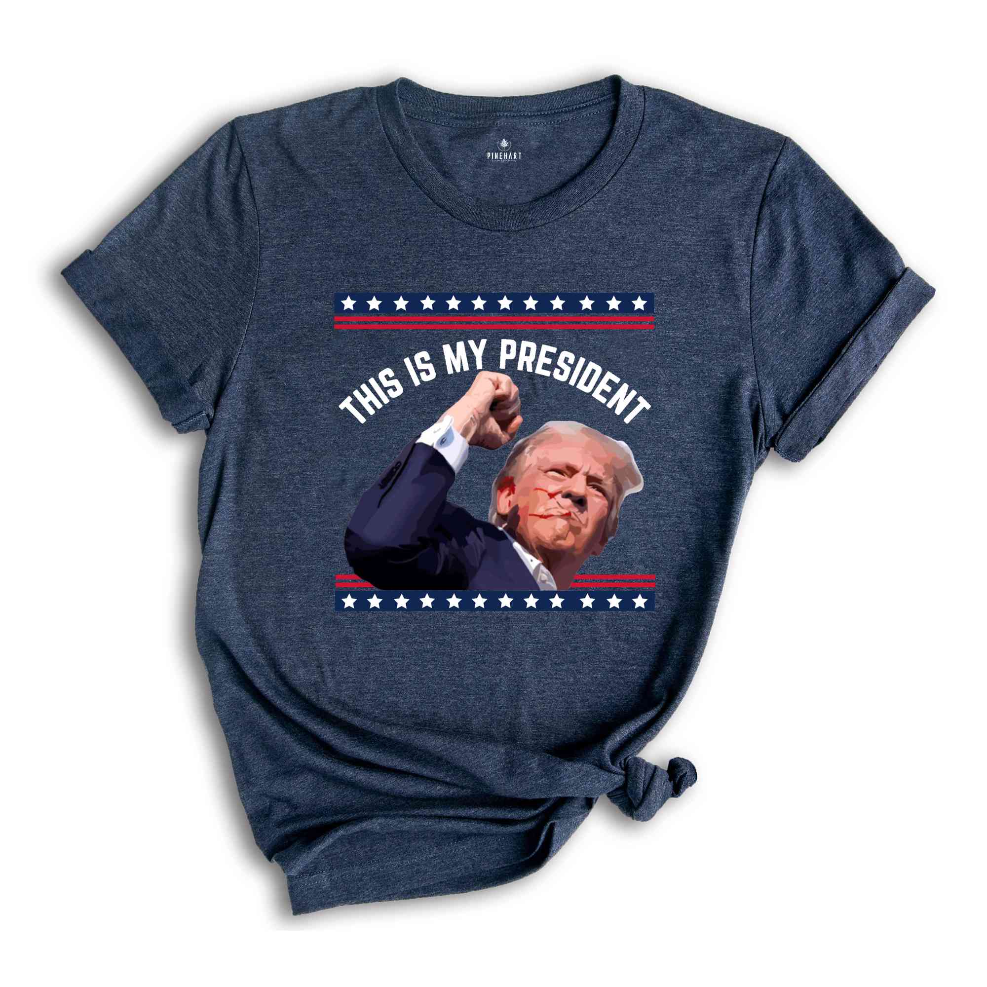 Trump Is My President Shirt, Trump 2024 Shirt, Patriot Shirt, Donald Trump Shirt, President Trump 2024 Tee