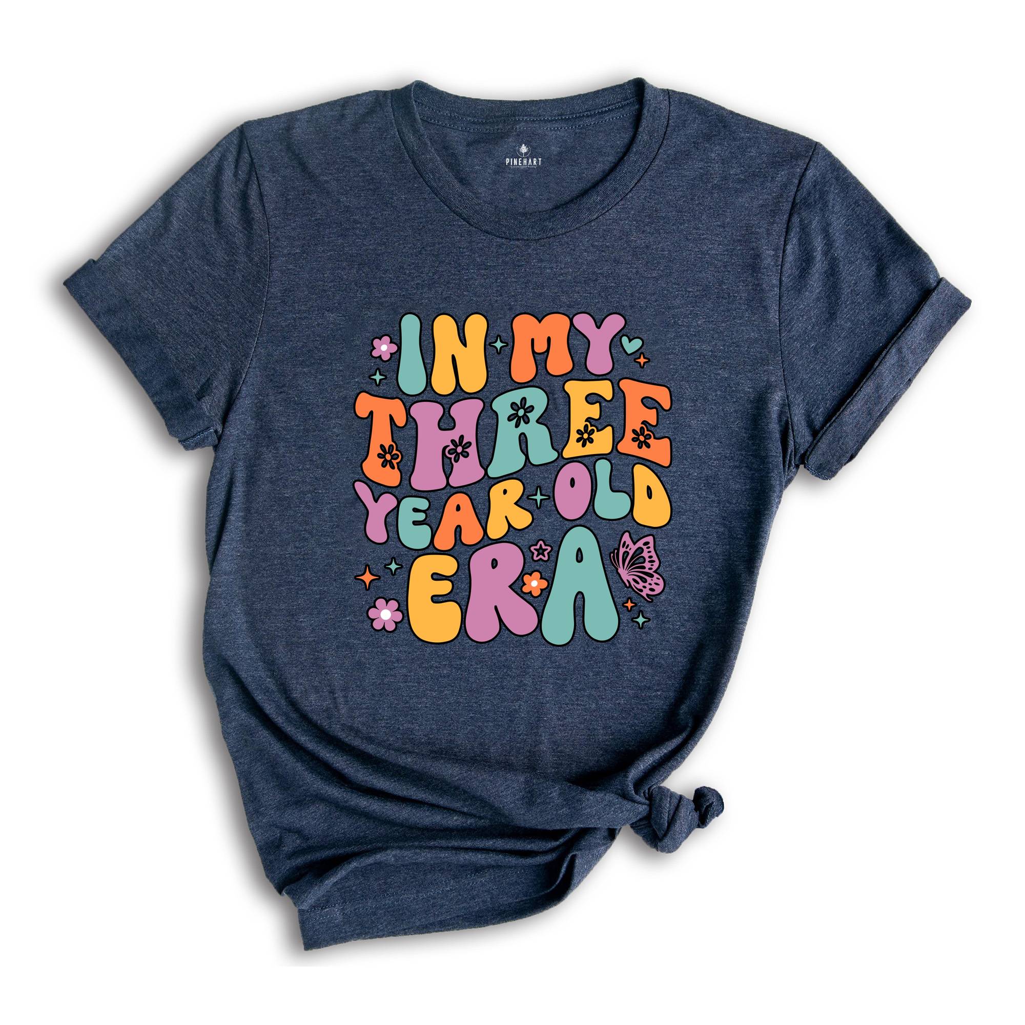 In My Three Year Old Era Shirt, Three Birthday Shirt, Kids Birthday Party Shirt, Birthday Celebrant Shirt, Birthday Kids Shirt, Kids Shirt