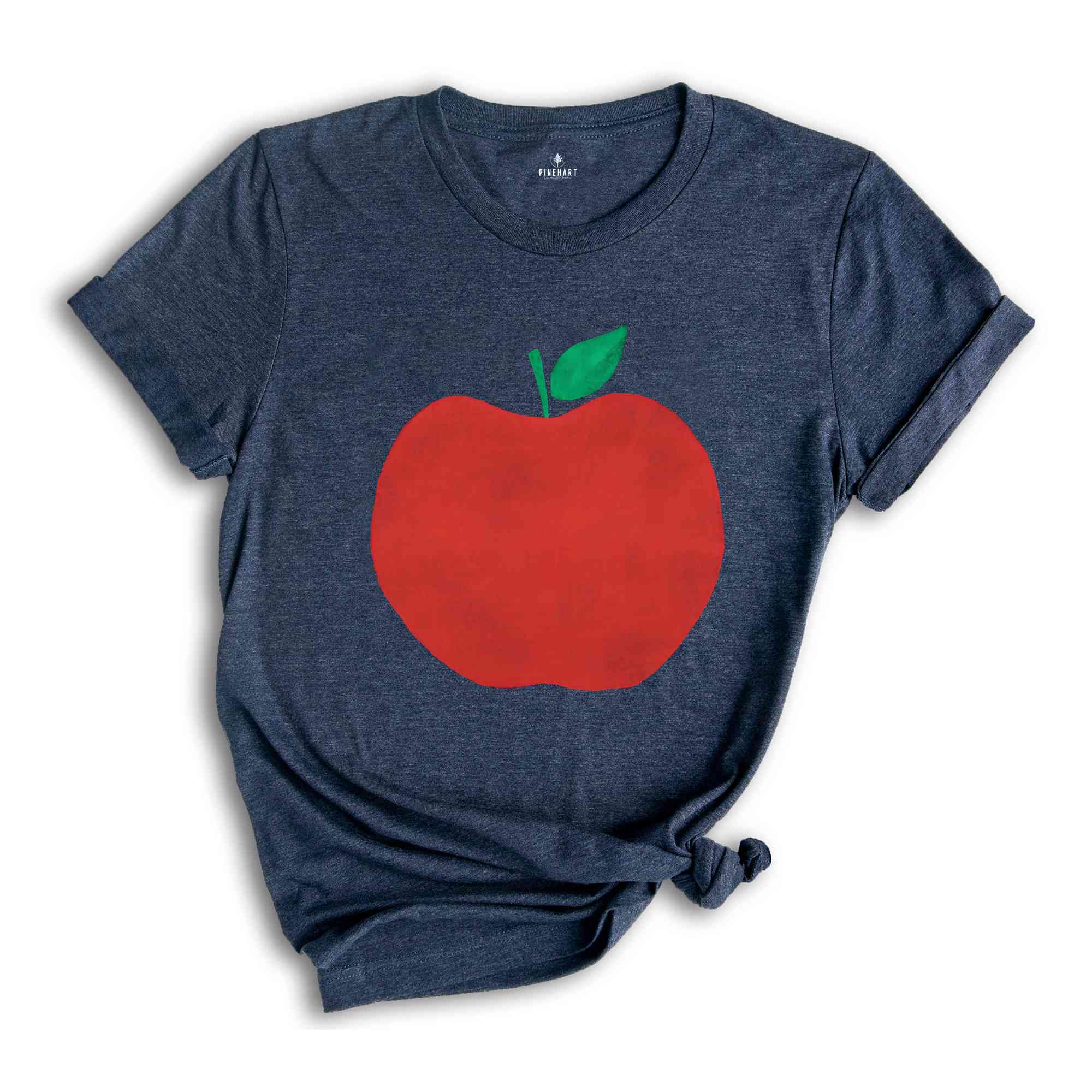 Personalized Name Apple Shirt, Apple Clipart Shirt, Custom Name Shirt, Gift For Girlfriend, Women Personalized Shirt