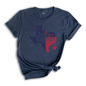 John Carter for Congress 2024 November Elections Campaign T-Shirt, John Carter for Texas 2024 Congressional Elections Campaign Apparel