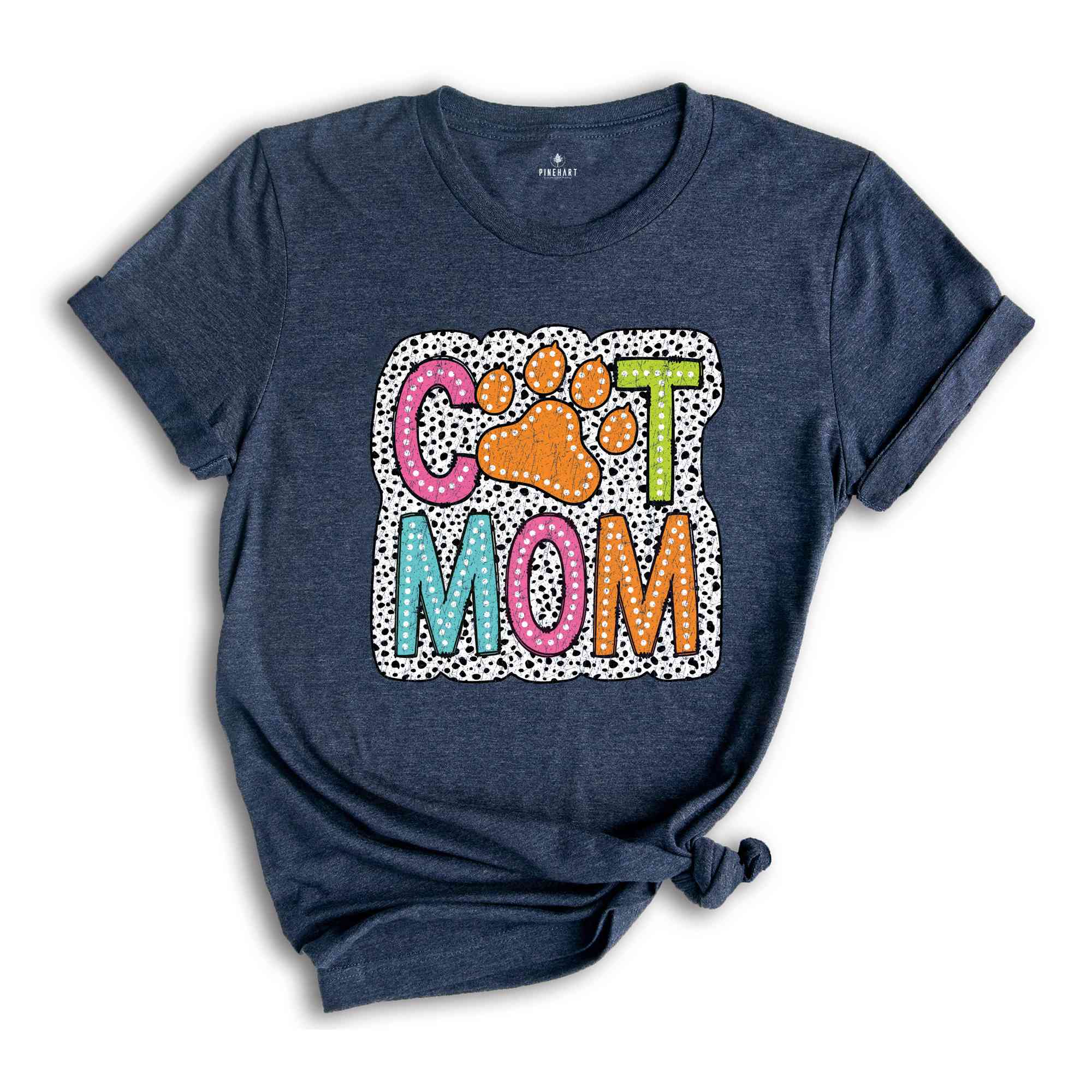 Cat Mom Shirt, Proud Kitty Mama Shirt, Kitty Mom Shirt, Cute Cat Mom Shirt, Gift For Mother, Shirt Gift For Cat Mom, Cat Mom T-Shirt