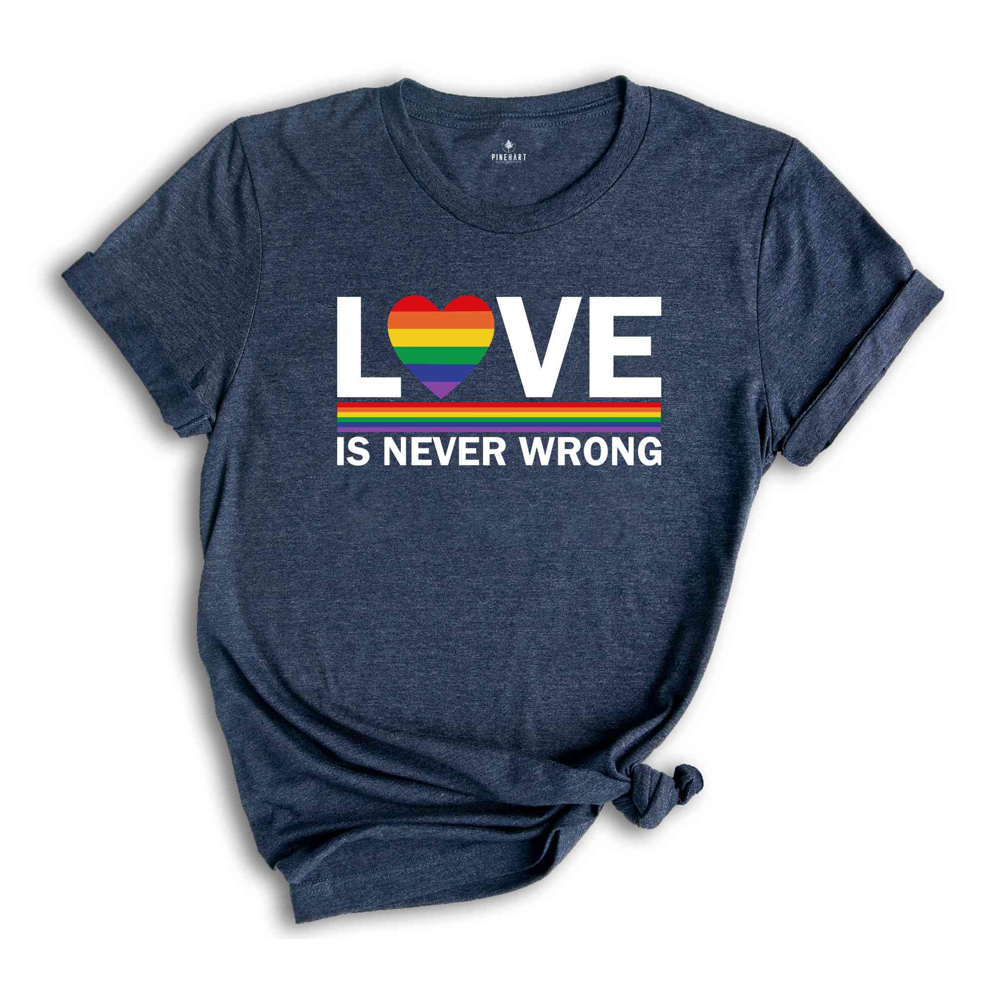 Love Never Wrong Shirt, LGBTQ+ Shirt, Pride Month Shirt, Gay Pride Tshirt, Equality Shirt, Pride 2024 Shirt, Equal Rights Shirt