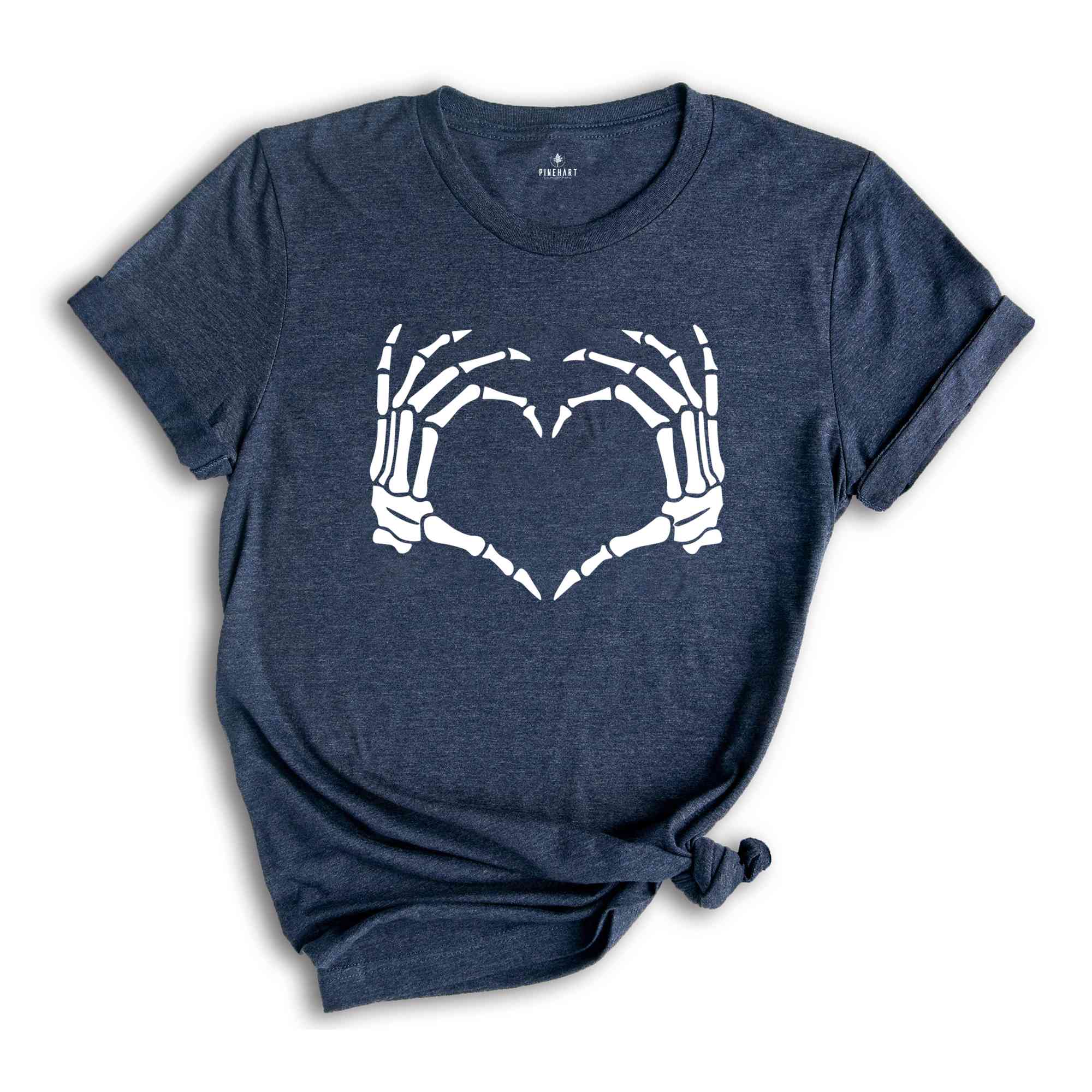 Skeleton Hand Heart Shirt, Halloween Shirt, Skeleton Hand Tee, Skeleton Heart Shirt, Scary Hands Shirt, Spooky Season Shirt