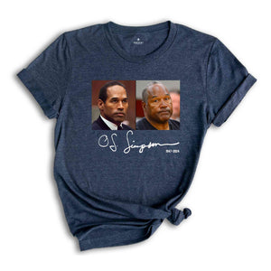 O.J Simpson Shirt, Rest In Peace, 1947-2024, OJ Simpson Tshirt, Thanks For Memories Simpson Shirt, RIP OJ Simpson Shirt, O.J Simpson