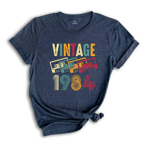 40th Birthday Shirt, Vintage 1984 Shirt, Vintage 1984 Shirt, 40th Birthday Gift, 40th Birthday Party, 40th Birthday Friend