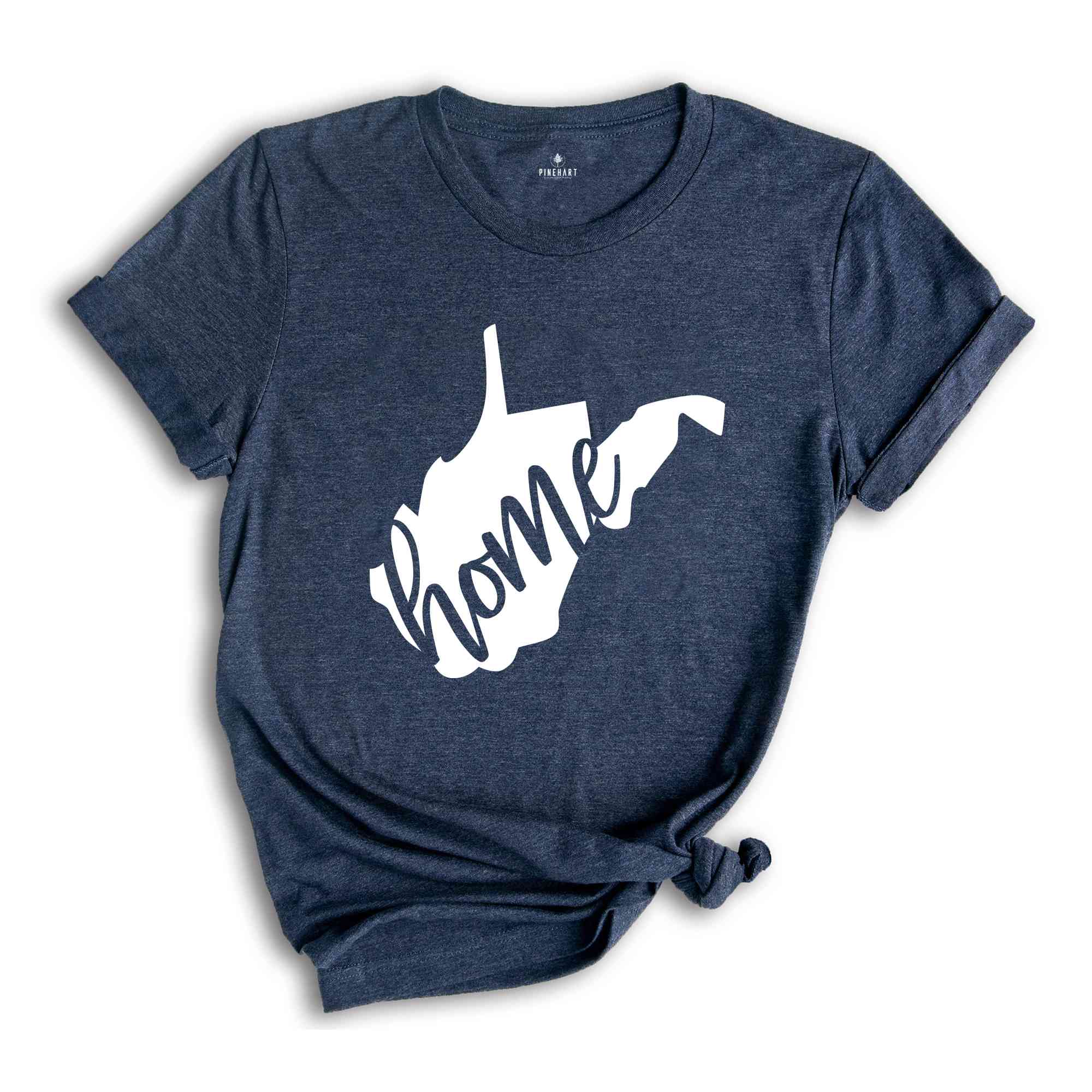 West Virginia State Shirts, West Virginia State Map Shirt, West Virginia Travel Gifts, West Virginia Clothing, West Virginia Home Sweatshirt