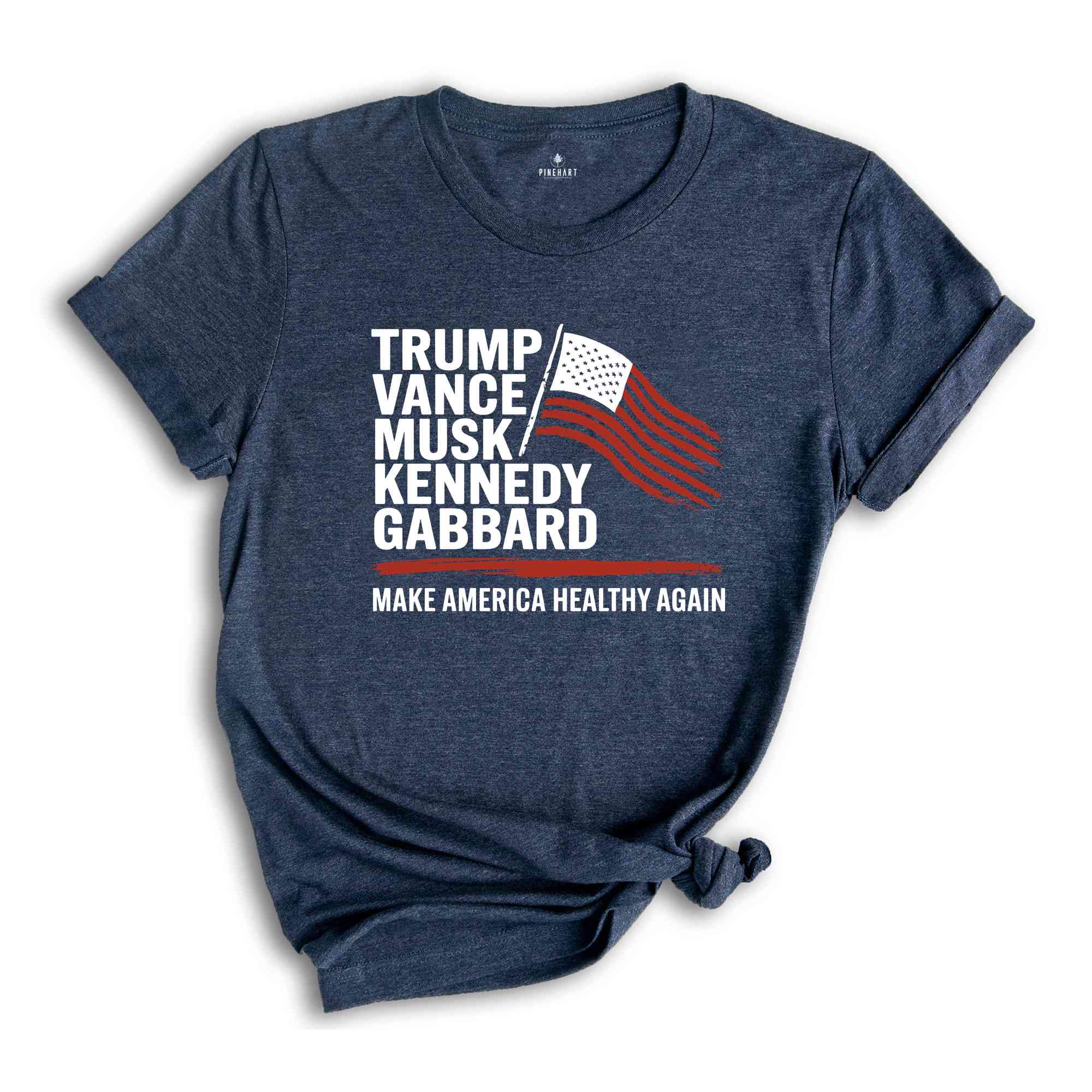 Trump Vance Musk Kennedy Gabbard 2024 T-Shirt, Make America Healthy Again Shirt, Trump Supporters Gifts, Us Elections Tee