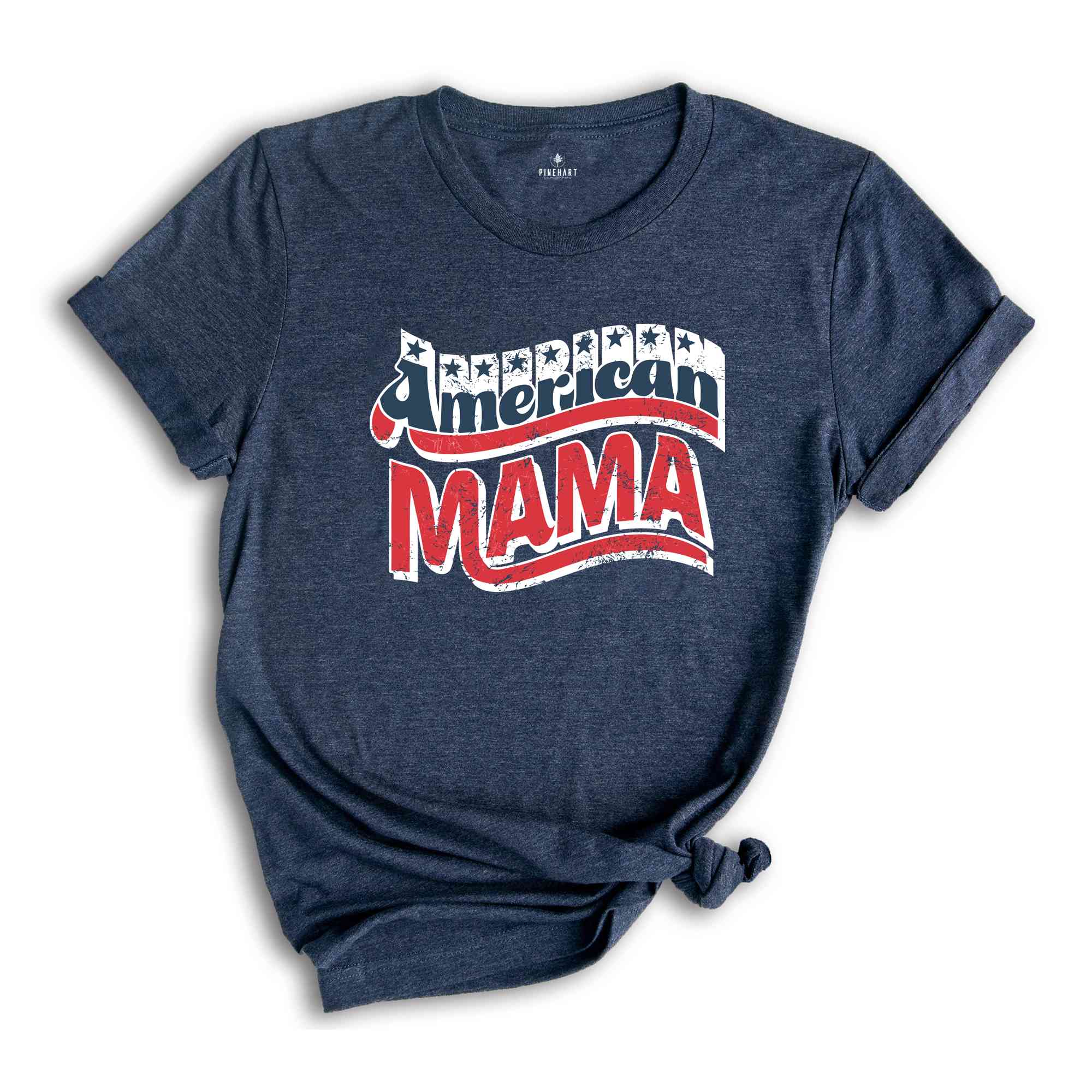 Retro American Mama Shirt, 4th Of July Shirt, Retro American Mama Shirt, Red White and Blue Shirt, Independence Day Tee