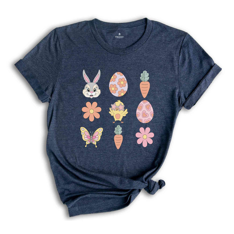 Easter Doodles Shirt, Cute Easter Shirt, Bunny Shirt, Easter Bunny Shirt, Happy Easter Shirt, Easter Day Gift, Easter Day Shirt, Cute Shirt