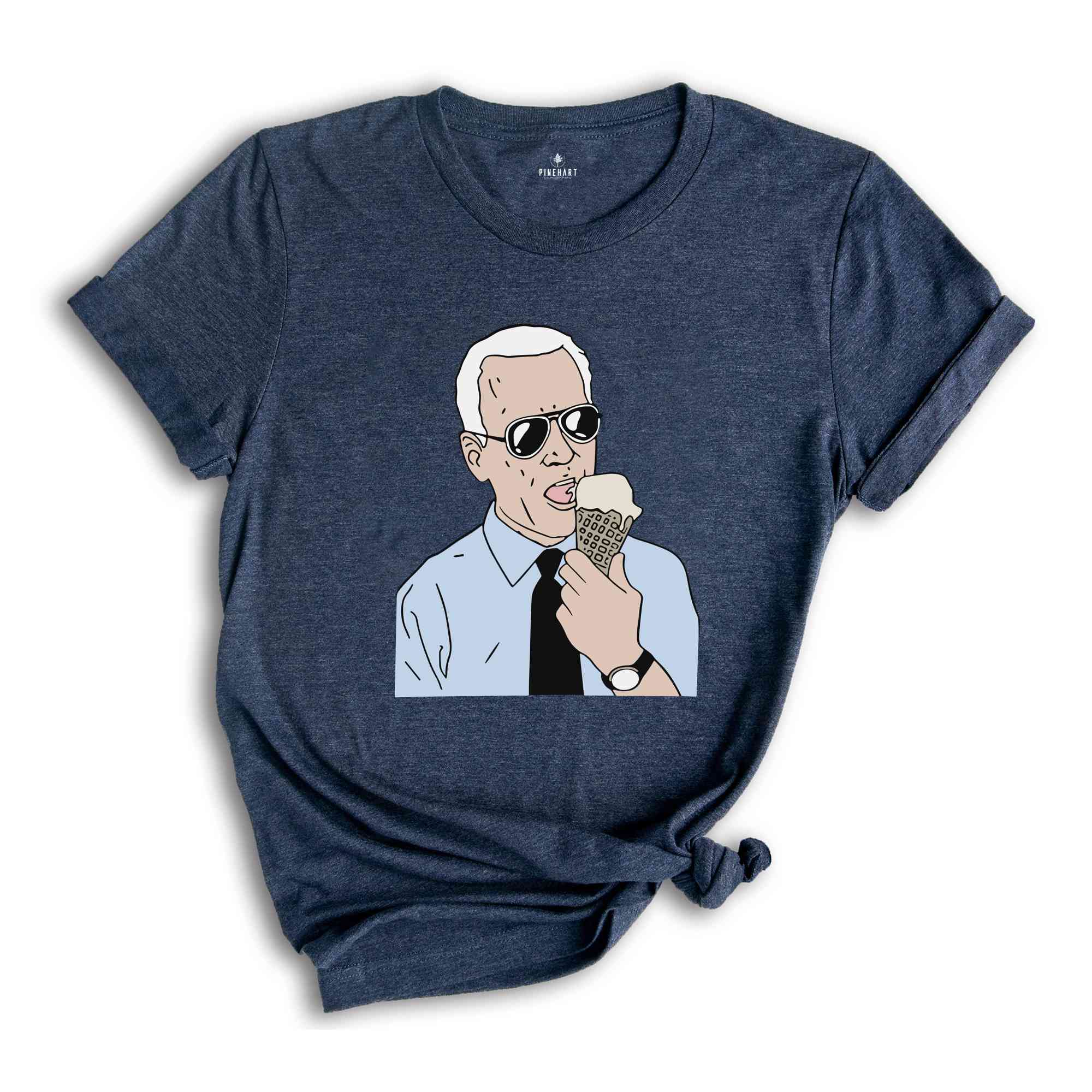 Joe Biden Eating Ice Cream T-Shirt, Biden Shirt, Political Tee, Ice Cream Tee, Joe Biden Conservative Shirt