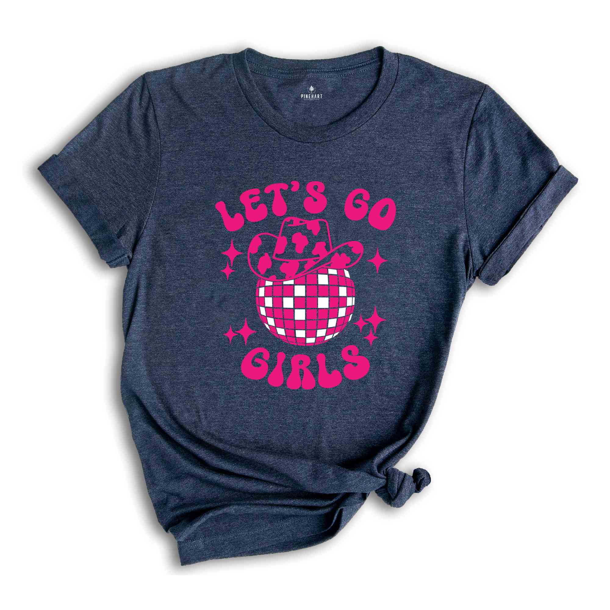 Lets Go Girls T-Shirt, Cowgirl Hat Shirt, Bachelorette Party Matching Shirts, Girls Trip Shirts, Bridesmaids Gifts, Bachelorette Cruise Tee