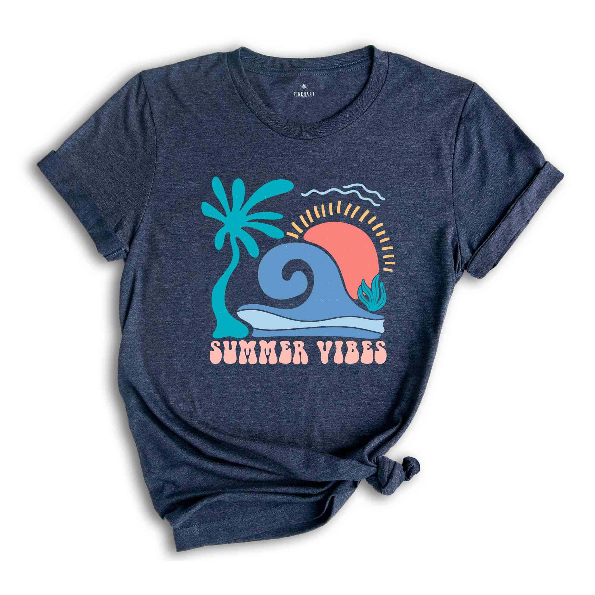 Boho Summer Vibes Shirt, Summer Vibes Shirt, Summer Shirt, Beach Shirt, Cute Summer Shirt, Sunshine Shirt, Vacation Shirt, Palm Shirt