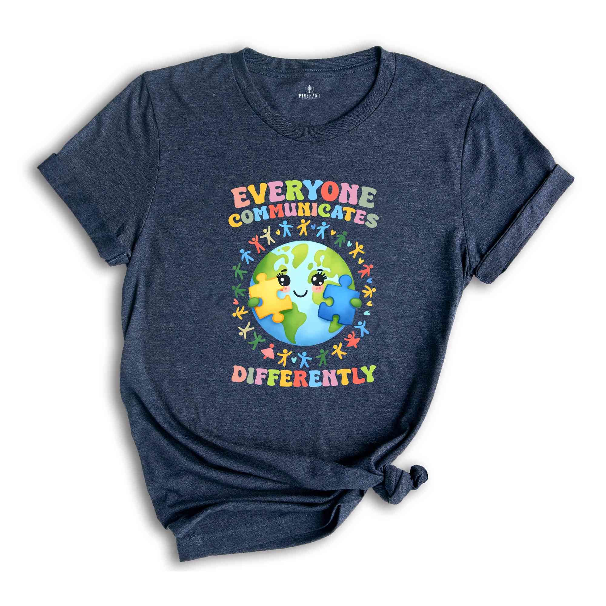 Everyone Communicates Differently Shirt, Autism Awareness Shirt, Autism Teacher Shirt, Autism Month Tee, Autism Acceptance Shirt