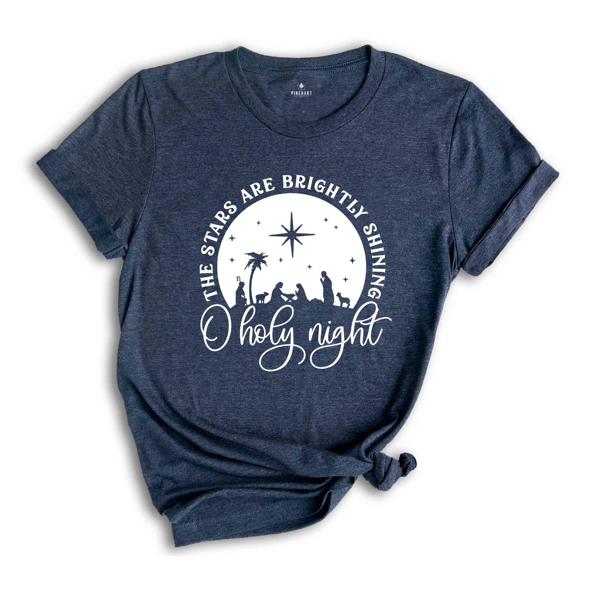 O Holy Night Shirt Cute Christmas Shirt, Christian Christmas Shirt, Jesus Christmas Shirt, Nativity Shirt, Christmas Gift