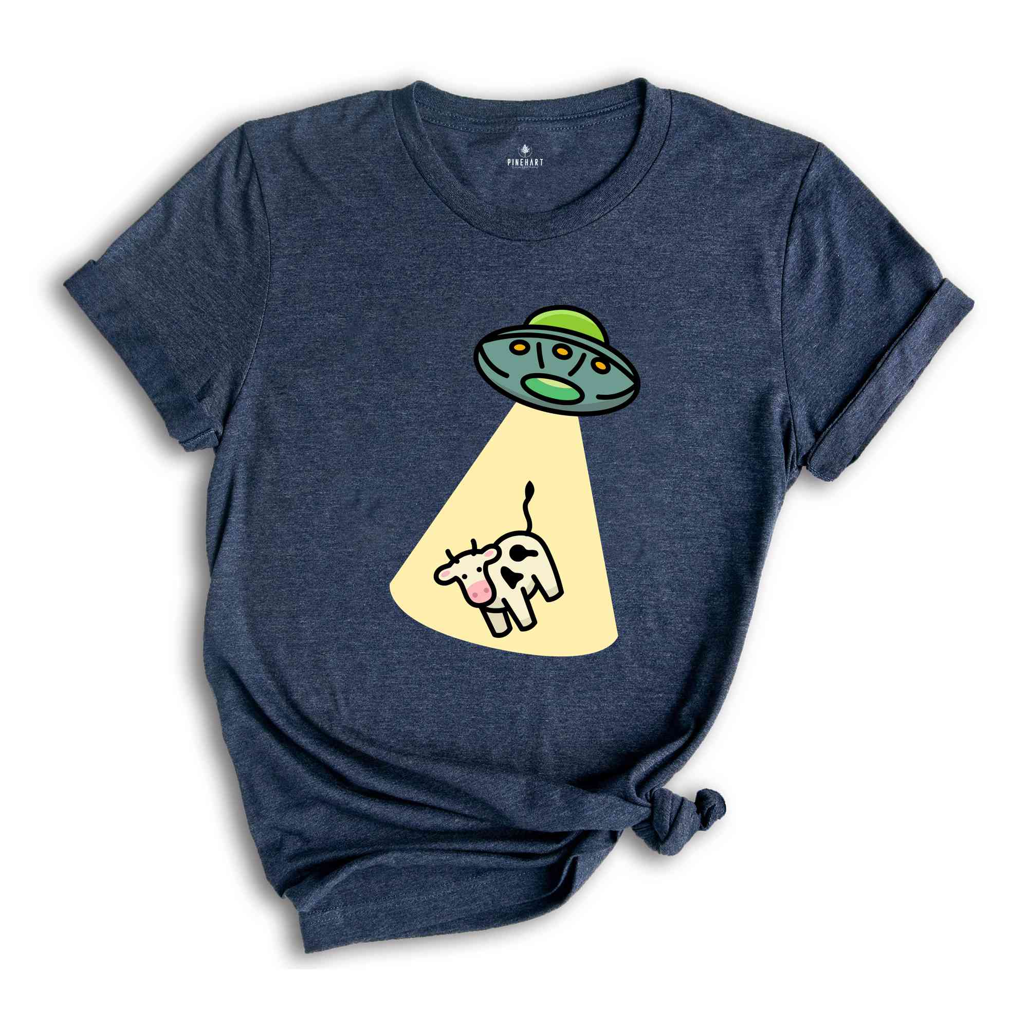 UFO Cow Abduction Shirt, Funny Ufo Shirt, Alien Abduction Shirt, Nerdy Gift, Cute Alien Shirt, Humorous Alien Shirt, Outer Space Gift