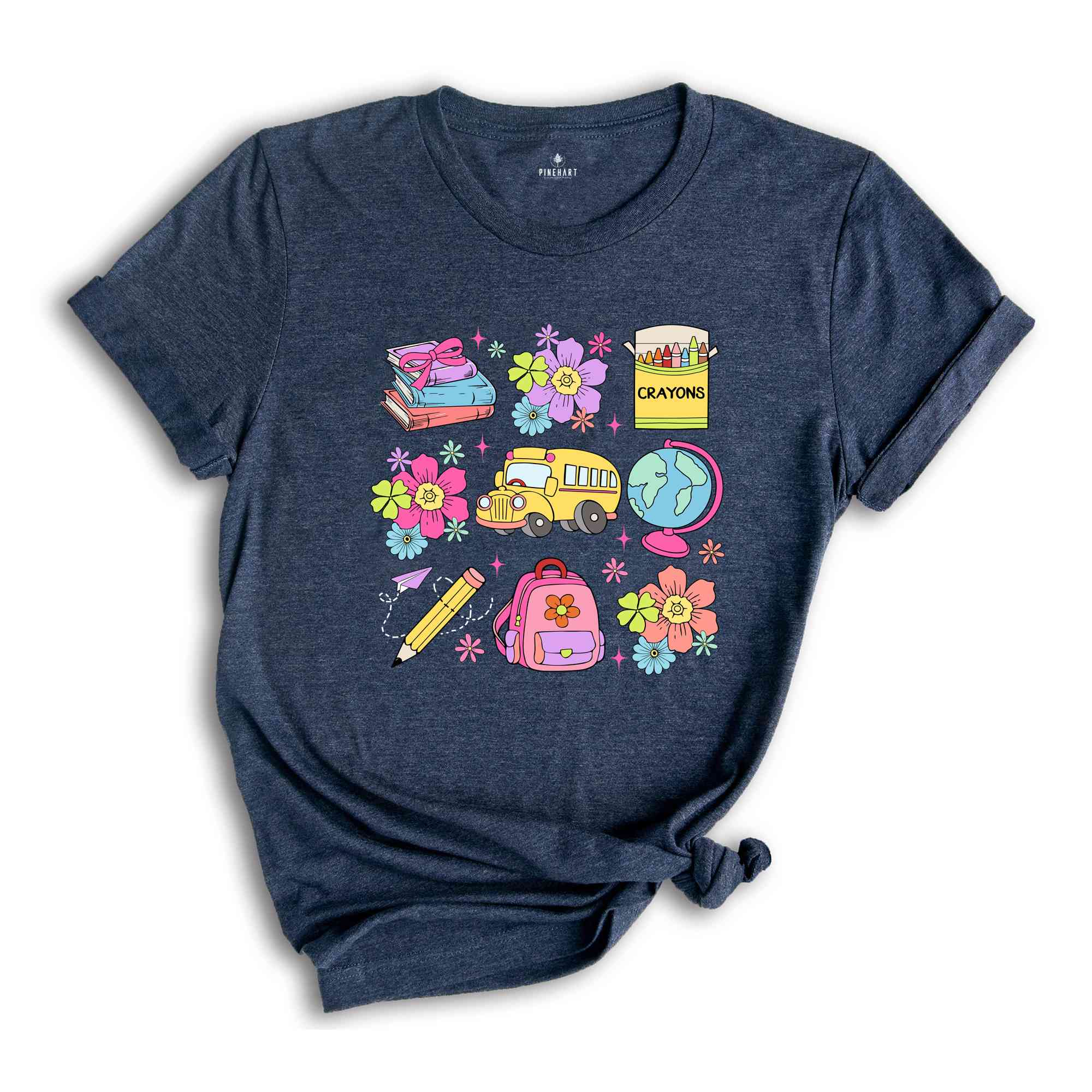 Back to School Shirt, Coquette Teacher Shirt, School Bus Shirt, Teacher Appreciation Gift, First Day of School Shirt