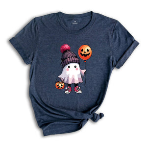 Ghost Halloween Shirt, Halloween Shirt, Halloween Party Shirt, Fall Shirt, Halloween Gift, Halloween Costume Shirt, Trick Or Treat Shirt