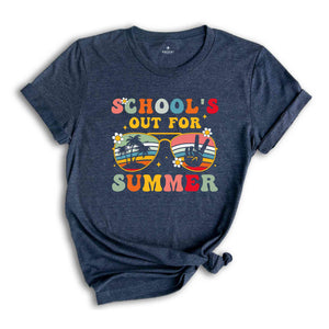 Schools Out For Summer Shirt, Beach Vibes Shirt, Summer Beach Shirt, Summer Camp Shirt, Retro Summer Shirt, Summer Vibes Shirt,