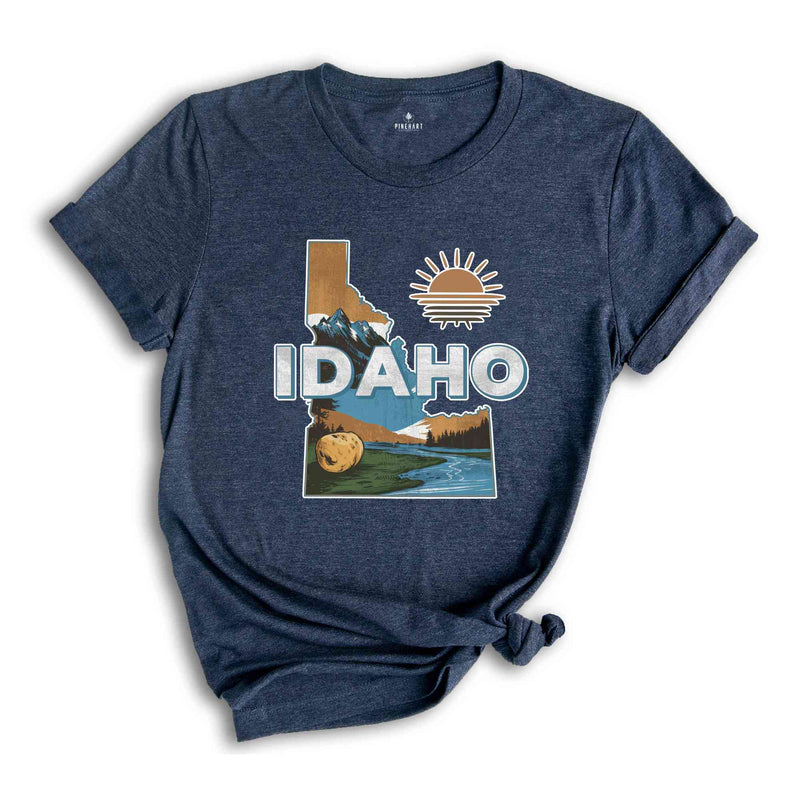 Retro State Of Idaho Shirt, State Of Idaho Shirt, State Shirt, Idaho Shirt, Idaho Lover Shirt, Family Trip Shirt, Travel Shirt