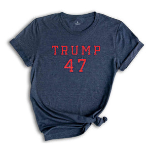 Trump 47 Vintage Shirt, Patriot President Tee, American Election T-Shirt, Take America Back T-Shirt, USA Pride Shirt