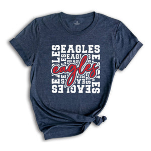 Team Mascot Shirt, Eagles T-Shirt, School Spirit Shirt, Eagles Fan Shirt, Eagles School Spirit, Eagles School Shirt, Team Mascot Shirt