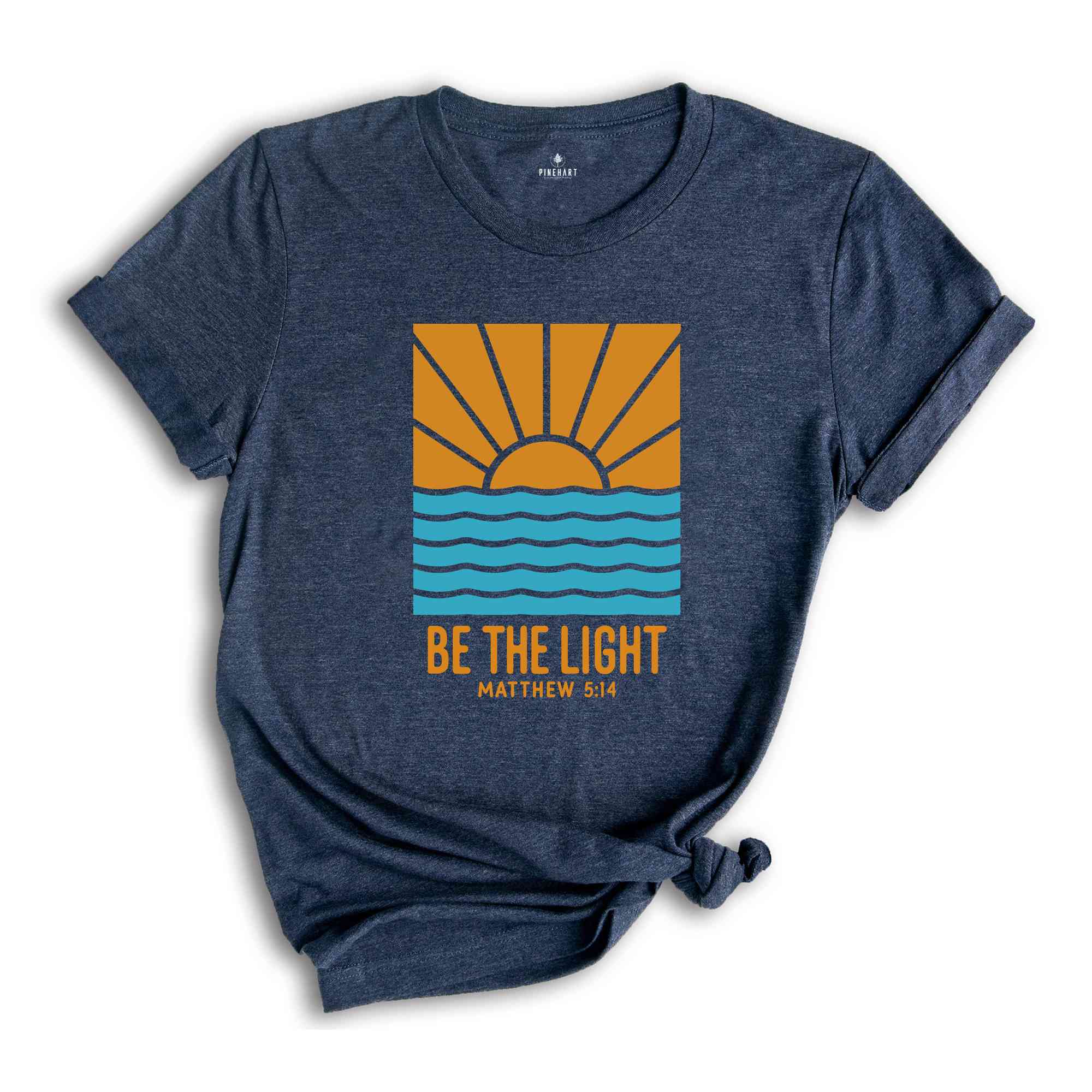 Be The Light Matthew 5:14 Shirt, Christian Shirt, Bible Verse Shirt, Flower Sea Shirt, Religious Shirt, Jesus God Shirt, Inspirational Shirt