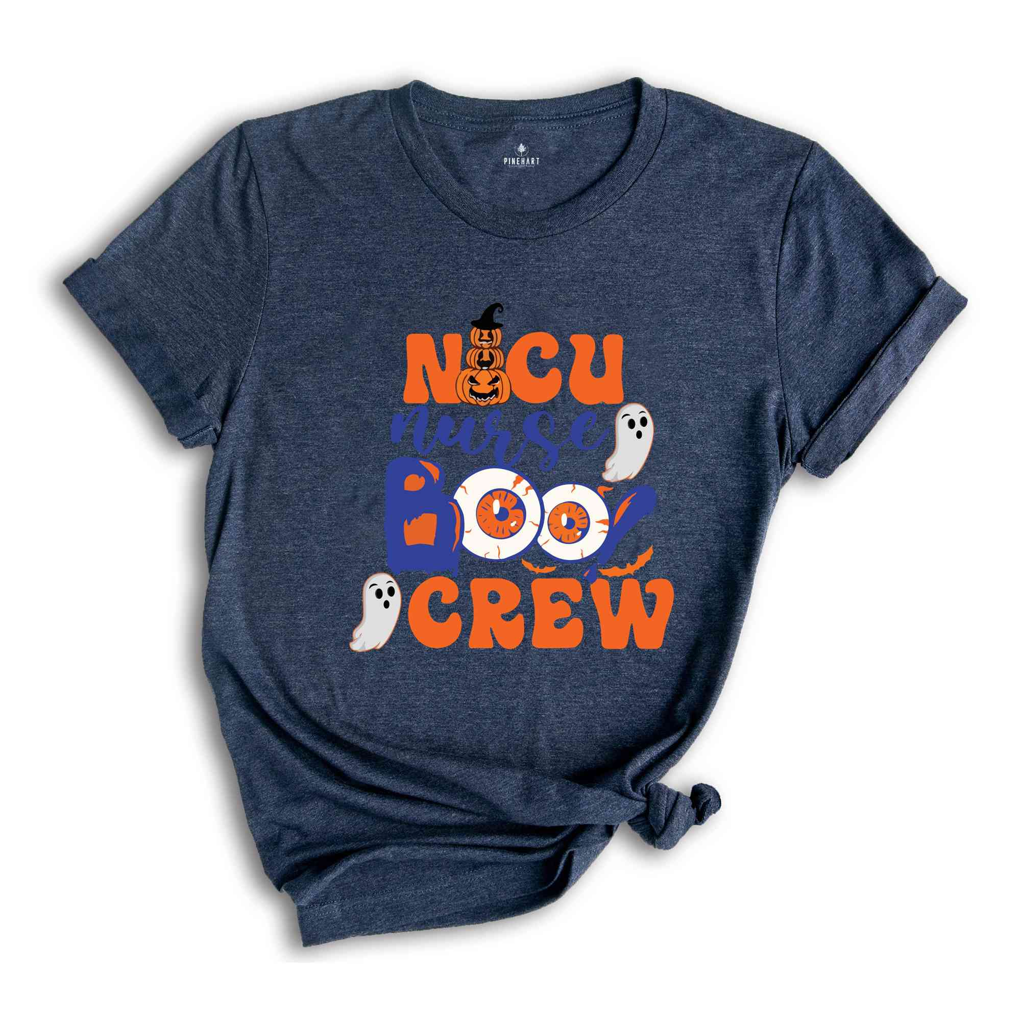 Spooky Neonatal Intensive Care Unit Nurse Gifts For Halloween, NICU Boo Crew Shirt, Halloween NICU Nurse Shirt