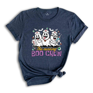 The Nursing Boo Crew Shirt, Halloween Nurse Shirt, Spooky Nurse Shirt, Funny Halloween Nurse, Ghost Nurse Shirt, Nurse Gift For Women